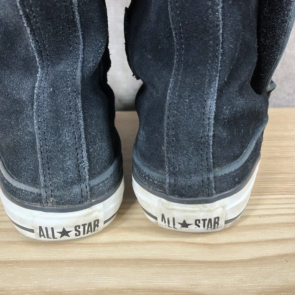 Converse Boots Junior 5 Chuck Taylor Beverly Black‎ Suede Leather Faux Fur Lined